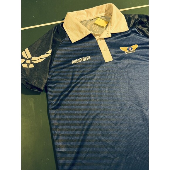 Men’s DAF Sports Air Force Space Rugby Jersey Shirt MEDIUM Military USA Dept - Picture 2 of 8